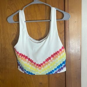 Tank top with built in sports bra
